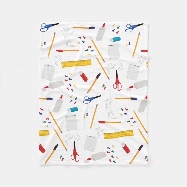 Couverture Polaire Bureau scolaire et artisanat Fournitures Motif (Devant)