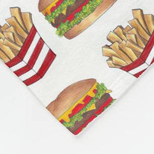 Couverture Polaire Burger d'appariement de restauration rapide classi