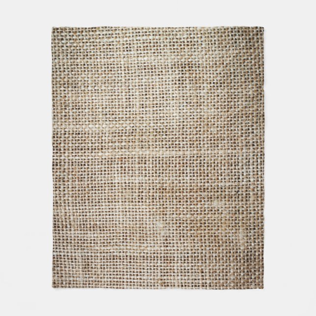 Couverture Polaire Burlap Hessian Arrière - plan Texture (Devant)
