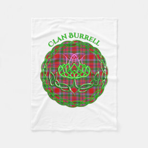 Couverture Polaire Burrell Scottish Tartan Celtic Thistle