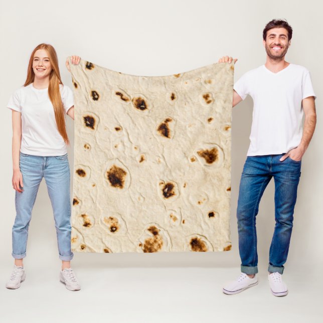 Couverture Polaire Burritos, Tortilla géante (En situation)