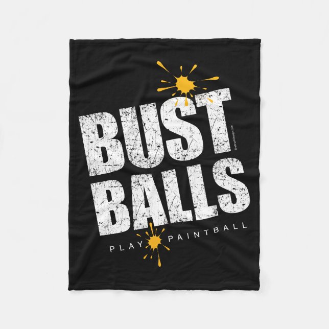 Couverture Polaire Bust Bust Balls de Painball (Devant)