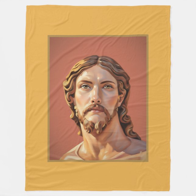 Couverture Polaire BUSTE DU CHRIST SAUVEUR par MICHELANGE 2026__ (Devant)