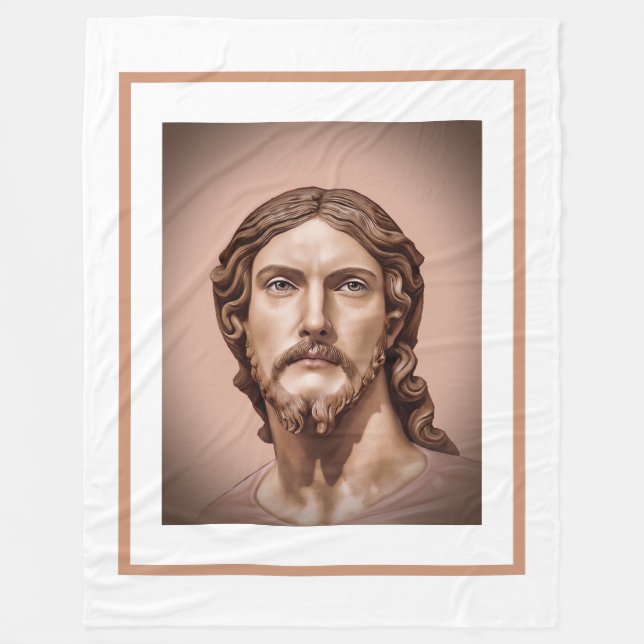 Couverture Polaire BUSTE DU CHRIST SAUVEUR par MICHELANGE 2026__ (Devant)