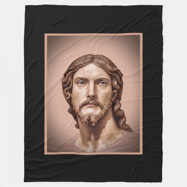 Couverture Polaire BUSTE DU CHRIST SAUVEUR par MICHELANGELO (Devant)