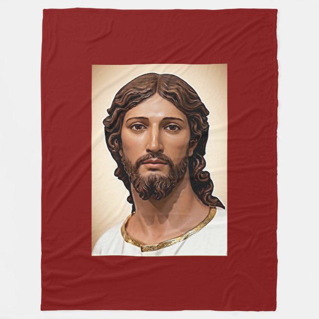 Couverture Polaire BUSTE DU CHRIST SAUVEUR par MICHELANGELO 2026___ (Devant)