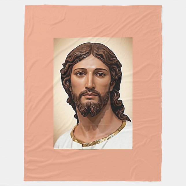 Couverture Polaire BUSTE DU CHRIST SAUVEUR par MICHELANGELO 2026___ (Devant)
