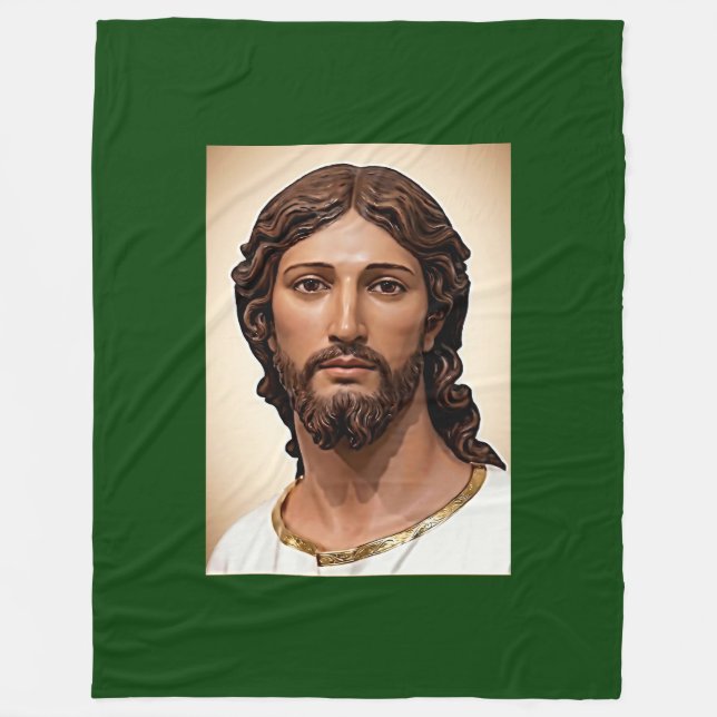 Couverture Polaire BUSTE DU CHRIST SAUVEUR par MICHELANGELO 2026___ (Devant)