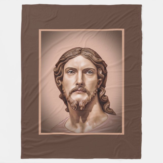 Couverture Polaire BUSTE DU CHRIST SAUVEUR par MICHELANGELO 2026__ (Devant)