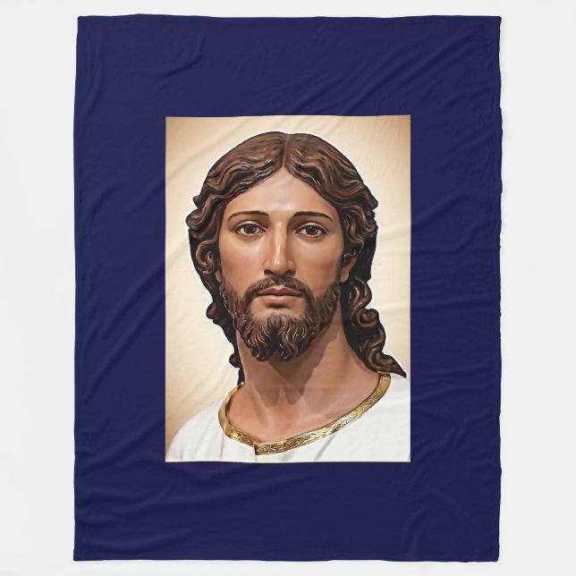 Couverture Polaire BUSTE DU CHRIST SAUVEUR par MICHELANGELO 2026___ (Devant)
