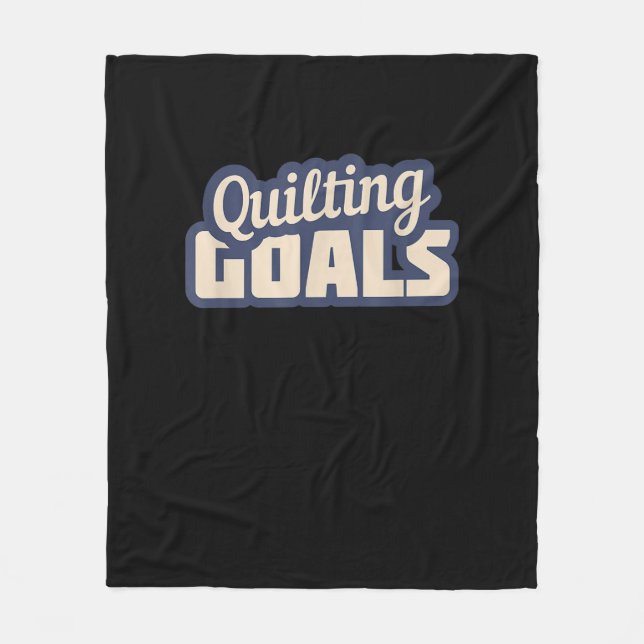 Couverture Polaire Buts Drôle De Quilting (Devant)