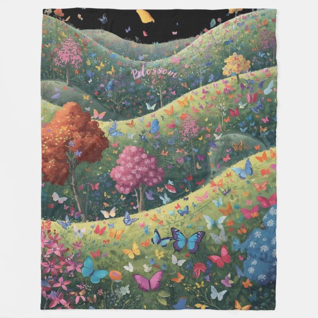 Couverture Polaire Butterfly Valley Blanket (Devant)