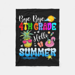 Couverture Polaire Bye Bye 4e année Bonjour Enseignant de diplôme d'é