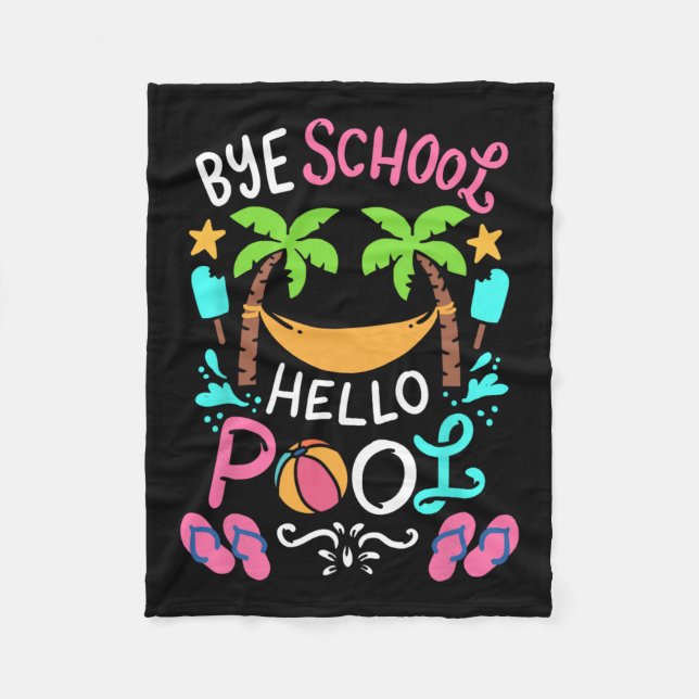 Couverture Polaire Bye School Beach T Ball Tee Hammock (Devant)