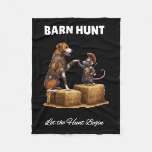 Couverture Polaire Byrn Hunt Lover - Cute Warrior Rat Et Américain Fr