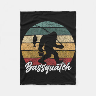 Couverture Polaire Byssquatch! Byss Pêcheur Sasquatch Drôle Bigfoot