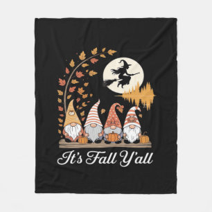 Couverture Polaire C’est automne Y’all Gnomes automne automne