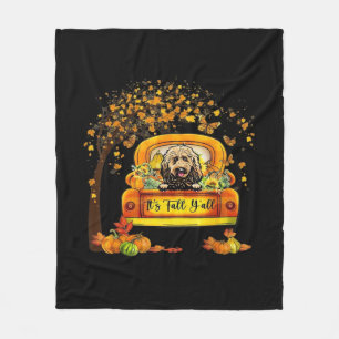 Couverture Polaire C’est l’automne Y’all Goldendoodle Thanksgiving Ci