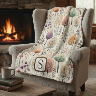 Couverture Polaire Cabine Cosy Bois Personnalisée