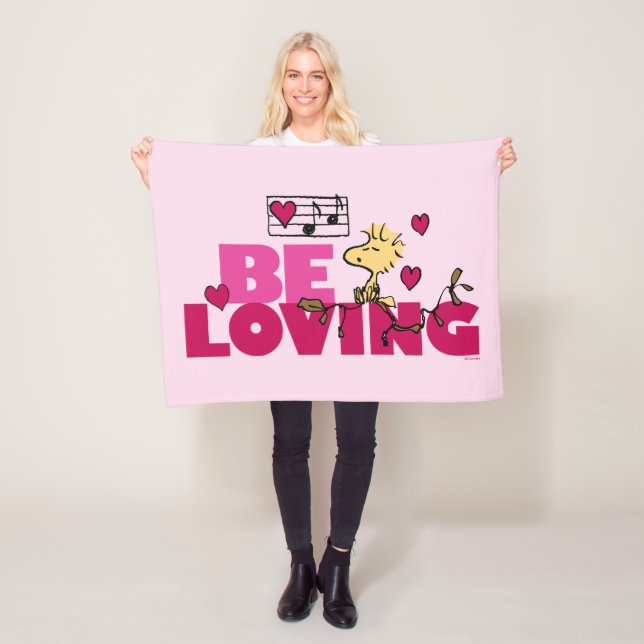 Couverture Polaire cacahuètes | Saint Valentin | Bois (En situation)