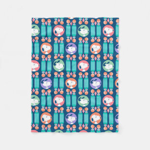 Couverture Polaire cacahuètes   Snoopy Dark Blue Deco Dreams Motif
