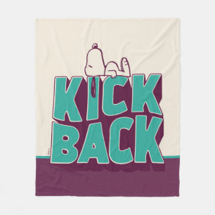 Couverture Polaire cacahuètes   Snoopy Kickback