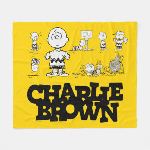 Couverture Polaire cacahuètes Toujours Charlie Brown