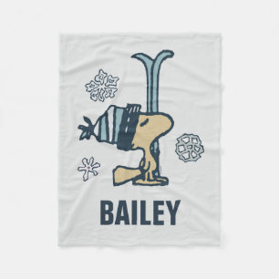 Couverture Polaire cacahuètes   Woodstock Ski Pro   Ajouter Votre Nom