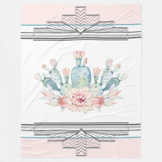 Couverture Polaire Cactus Sud-Ouest (Devant)