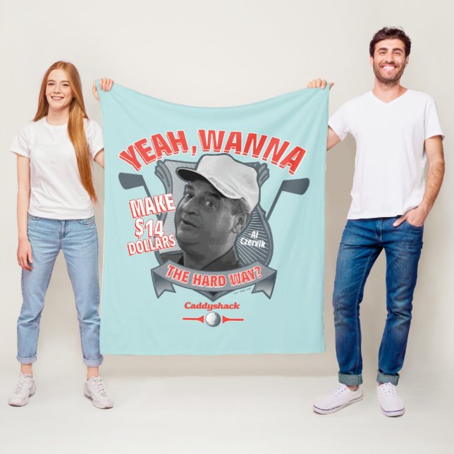 Couverture Polaire Caddyshack | Ouais, Tu Veux Faire 14 $ La Dure Faç (En situation)