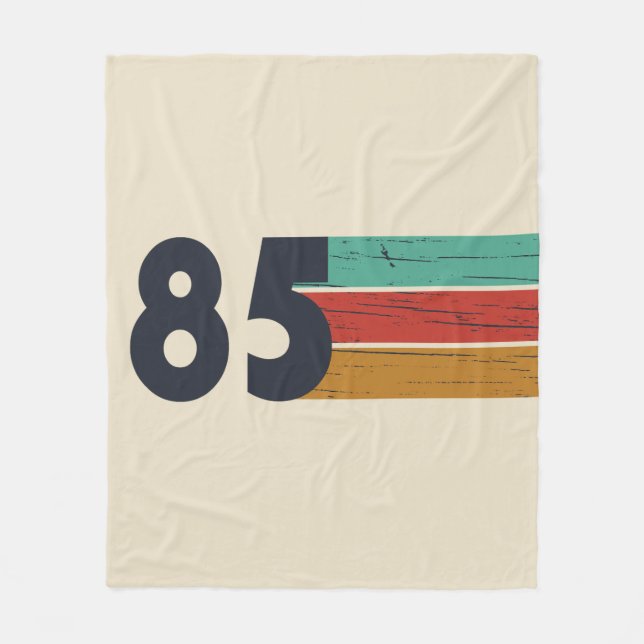 Couverture Polaire Cadeau d'anniversaire de naissance en 1985 (Devant)