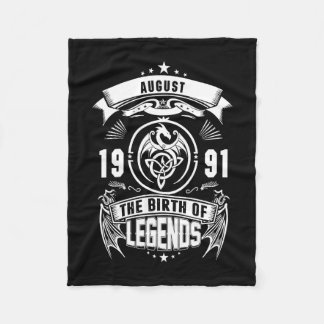 Couverture Polaire Cadeau d'août | 1991 La Naissance Des Légendes