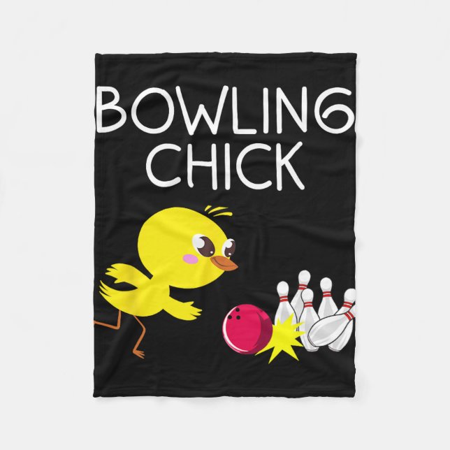 Couverture Polaire Cadeau de bowling drôle pour femmes Bowling drôle  (Devant)