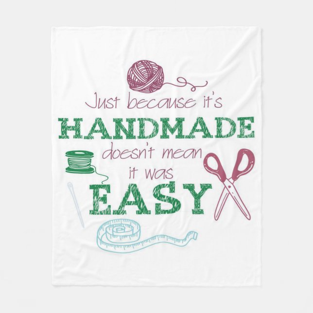 Couverture Polaire Cadeau de Crochet artisanal | Idée cadeau parfaite (Devant)