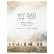 Cadeau de déploiement Mon Papa Mon Héros pour Papa