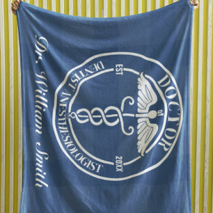 Couverture Polaire Cadeau De Docteur Personnalisé Pour Les Diplômés E