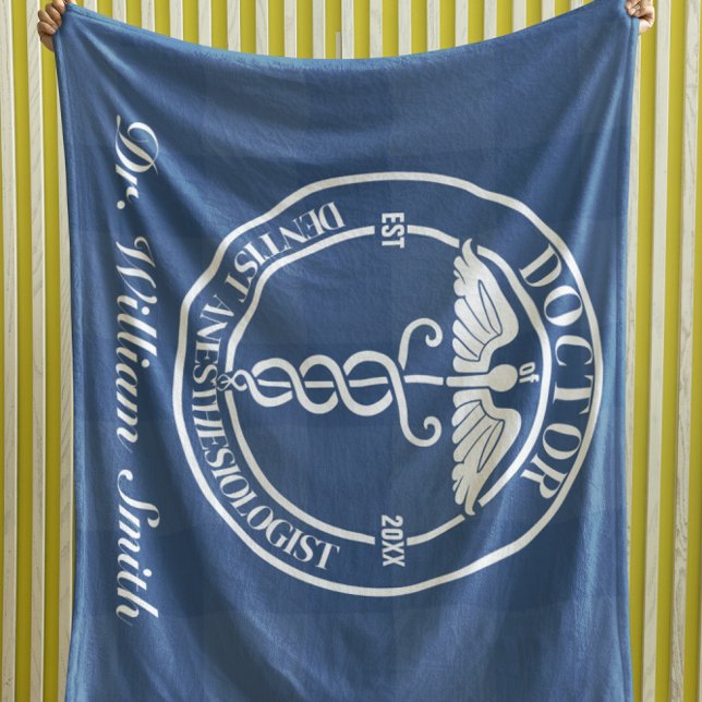 Couverture Polaire Cadeau De Docteur Personnalisé Pour Les Diplômés E (Créateur téléchargé)