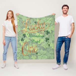 Couverture Polaire Cadeau de fête d'anniversaire pour le 1er annivers