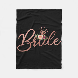 Couverture Polaire Cadeau de Fête de Fiançailles de la Mariée Enterre