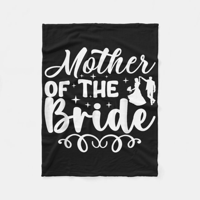 Couverture Polaire Cadeau de Fête de Mariage Maman de la Mariée Th (Devant)