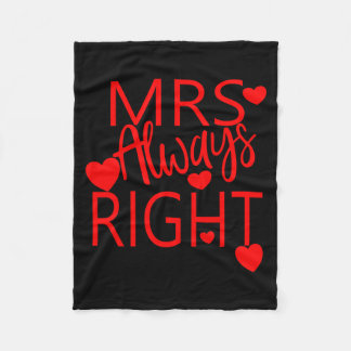Couverture Polaire Cadeau de la Saint-Valentin pour femme de la part