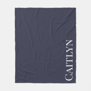 Couverture Polaire Cadeau de naissance personnalisé riche charbon mar