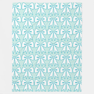 Couverture Polaire Cadeau de plaid à noeuds rétro