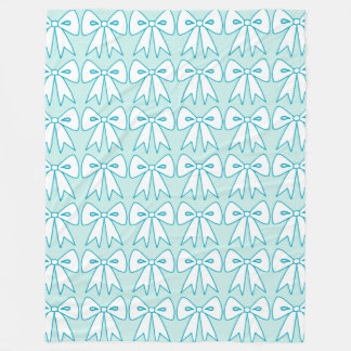 Couverture Polaire Cadeau de plaid à noeuds rétro