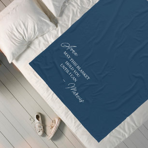 Couverture Polaire Cadeau de relation longue distance pour petite ami