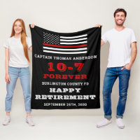 Cadeau de retraite de pompier personnalisé Mince l