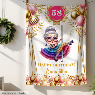 Couverture Polaire Cadeau de retraite personnalisé pour grand-mère dr