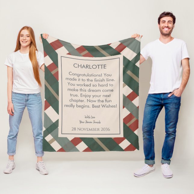 Couverture Polaire Cadeau de retraite personnalisé pour Motifs (En situation)