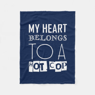 COUVERTURE POLAIRE CADEAU DE TYPOGRAPHIE DE POLICIER DE COOL "DE