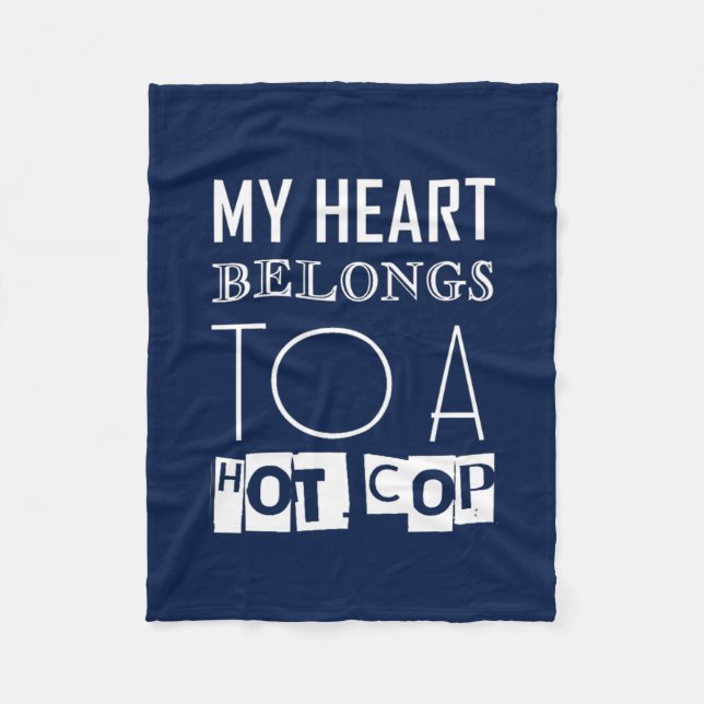 COUVERTURE POLAIRE CADEAU DE TYPOGRAPHIE DE POLICIER DE COOL "DE (Devant)